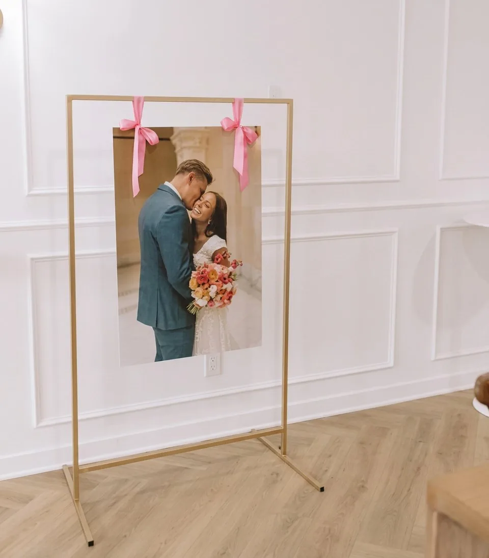 Large Gold Display Stand