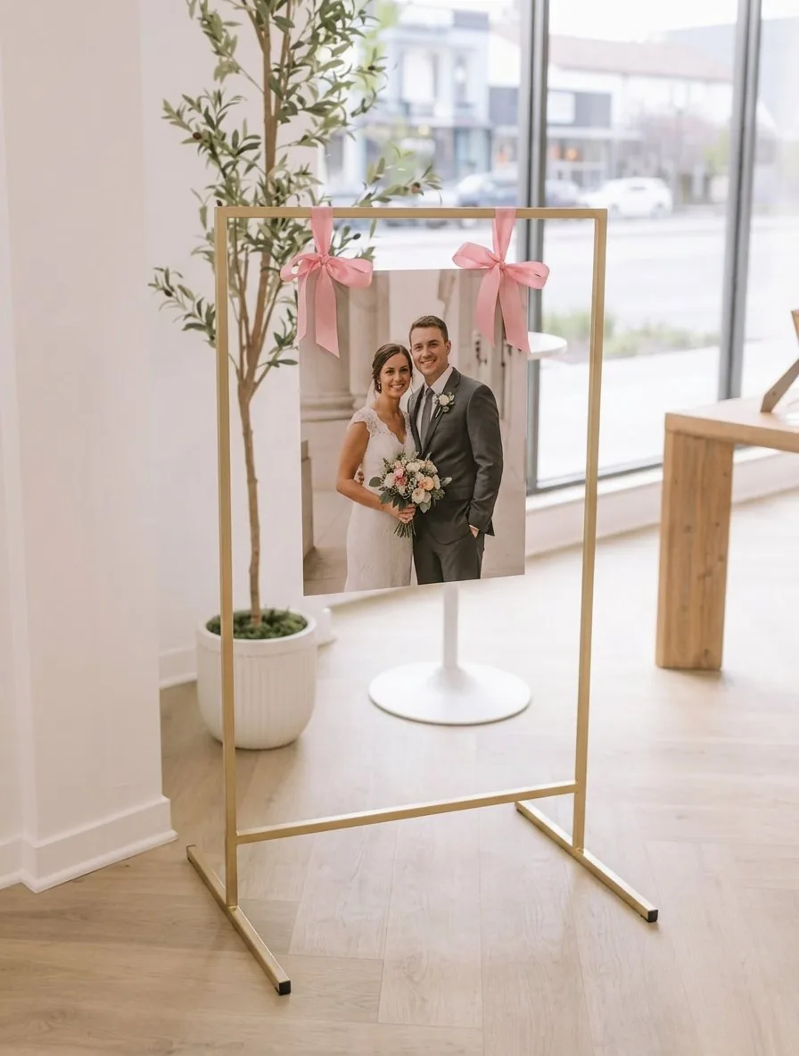 Small Gold Display Stand